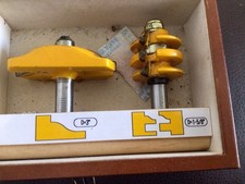 Axminster carbide combine joint bits with 1/2" shank boxed missing lid