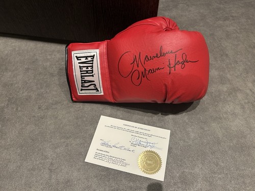 Marvelous marvin hagler - marvelous, signed