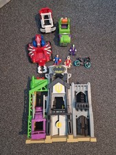 Imaginext Batman Wayne Manor Tower Batcave with Sounds, Kids Batman Toys