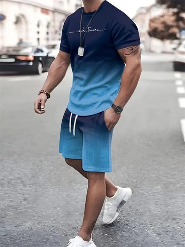 Men oversized print - oversized, t