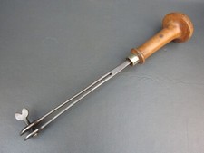 Vintage unusual saddlers screw shoulder vein leather working tool