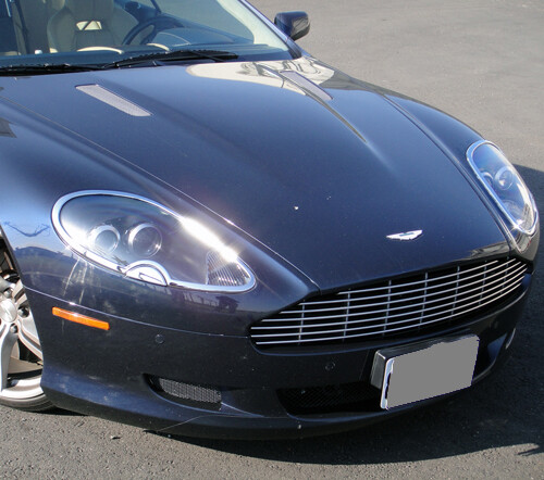 Chrome headlight trim bezel - headlight,