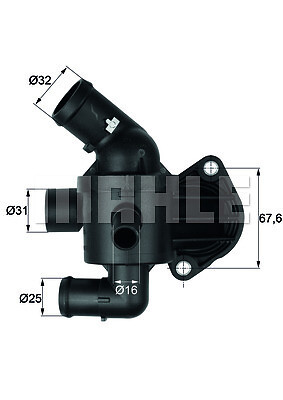 New thermostat coolant - new, for