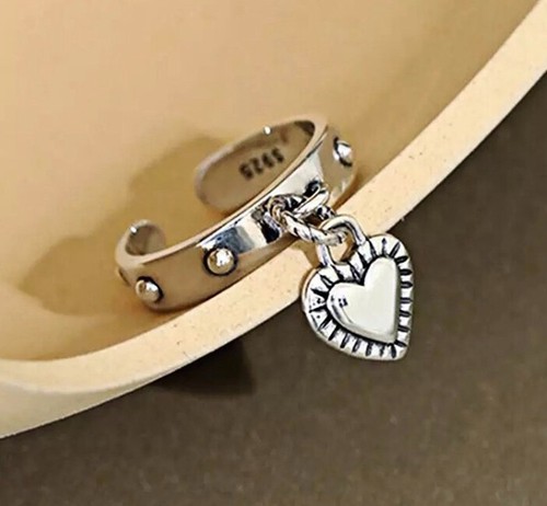 925 silver ring heart - 925,