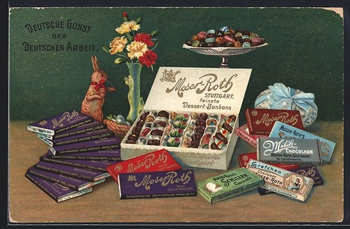 Postcard advertisement for