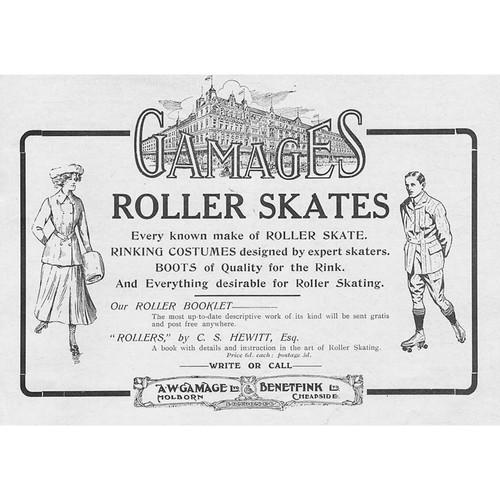 Gamages roller skates - gamages,