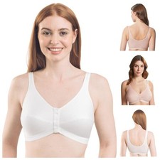 Royce Comfi Bra Comfortable Wireless Lined Front Fastening Womens Lingerie 2021