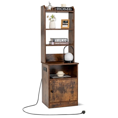 Bedside table with - bedside,
