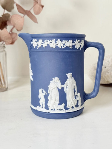 Vintage wedgwood portland blue - vintage,