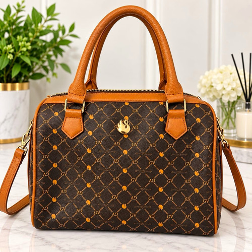 River island brown monogram - river,