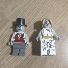 Lego Zombie Bride And Groom -Monster Fighters Minifigures - MOF010 MOF011 - 9465