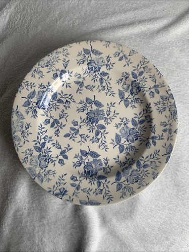 Vintage blue floral chintz - blue,