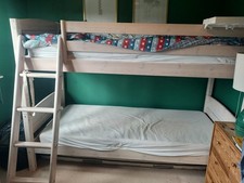 White Thuka Bunk Bed with Ladder Children's Bedroom Furniture