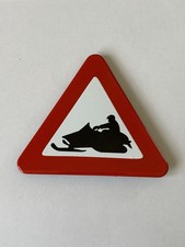 No Snow Mobile's Warning Metal Fridge Magnet Ski Doo Travel Tourism Gift
