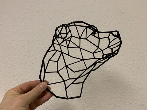 Geometric staffordshire bull - staffordshire,