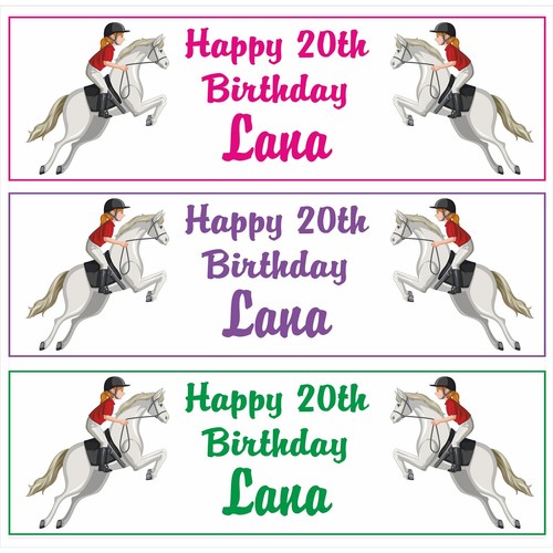 Personalised horse racing - x2,