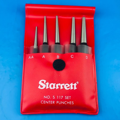 Starrett centre punch - centre, set