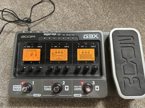Zoom g3x guitar multieffects - zoom,