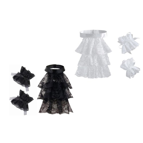 Jabot crystal lapel - jabot, choker