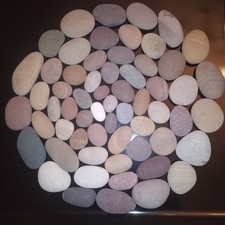 Colourful pebbles for pebble