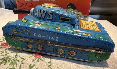Fa1142 tank tin - tin, toy