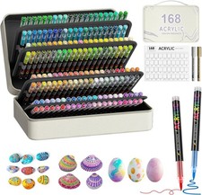 168+2 Colours Acrylic Paint