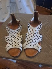 Pavers White Gladiator Sandals