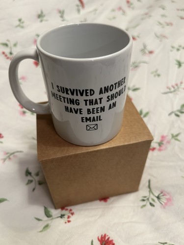 Funny white work mugs - funny,