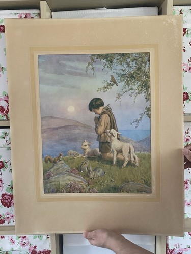 Vintage art print margaret - art, w