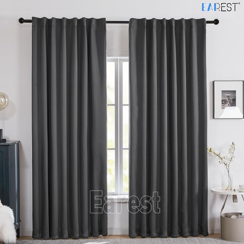 2pcs blackout curtains - curtains, thermal