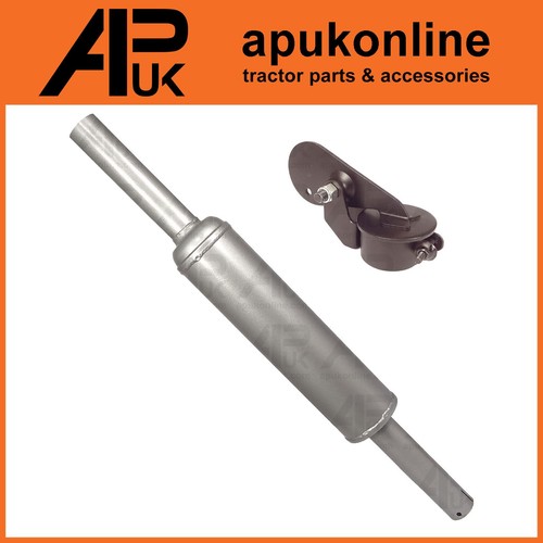 Silver exhaust silencer with - exhaust,
