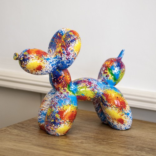 Paint splash balloon dog - paint,