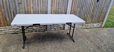 1 x Lifetime 6ft Folding Plastic Camping/Boot sales/crafing/picnic BBQ  Table