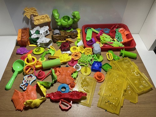 Mixed play doh tools - tools, hulk
