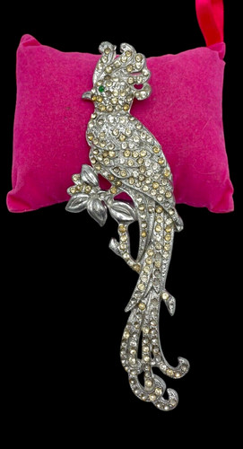 Vtg unsigned coro - vtg, rhinestone