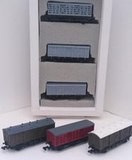N Gauge GWR Long Wheelbase Van 3 Wagon Variety Pack