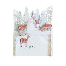 Pop Up 3D Christmas Card Snowy
