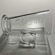 Costa Coffee Embossed Glass