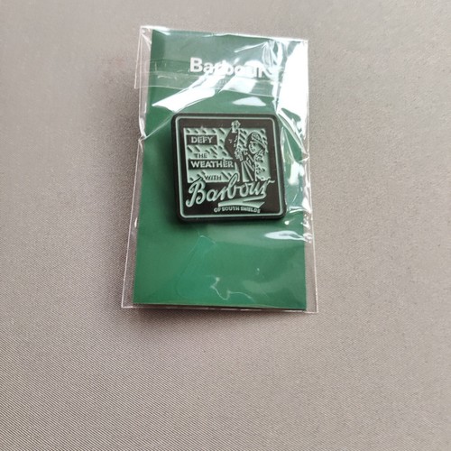 Barbour enamel lapel - pin, ✔