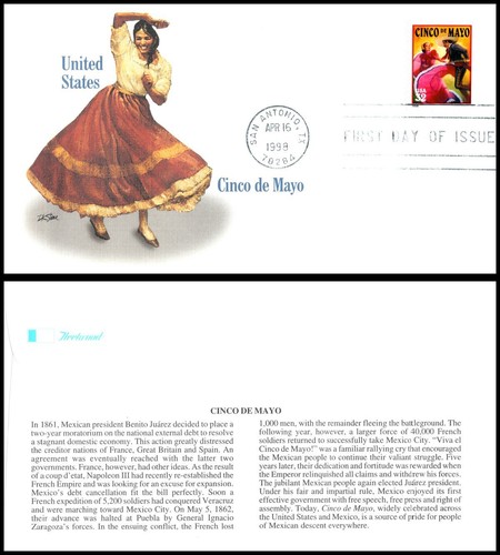 1998 cinco mayo - cinco, fdc