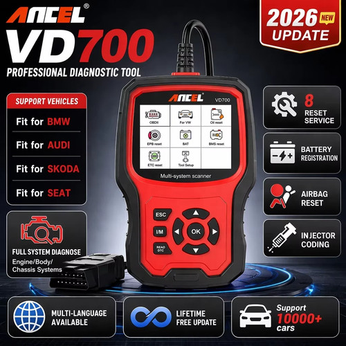 Ancel vd700 all - vd700, system
