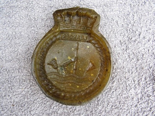 Vintage royal navy - navy, leander