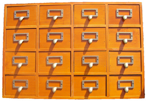 Drawer wooden cabinet - wooden,