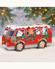 Christmas Camper Van Shortbread Tin 320g Scottish Biscuits Gift Festive Treat