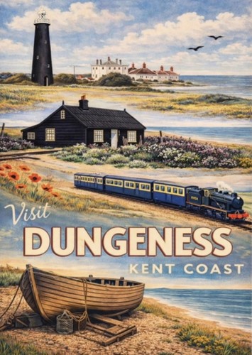 Dungeness postcard new unused - dungeness,