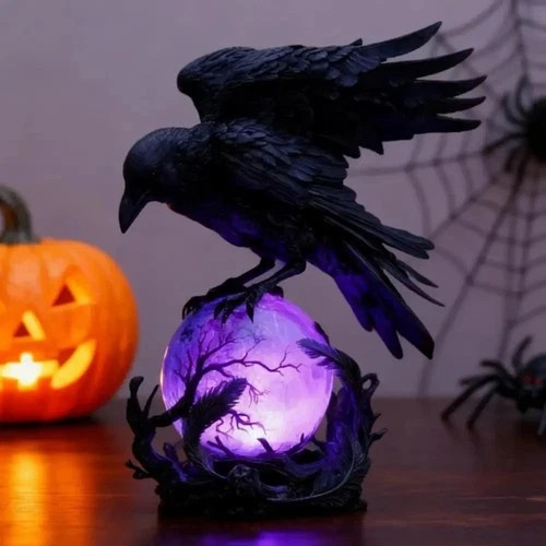 Gothic crow raven - raven, led