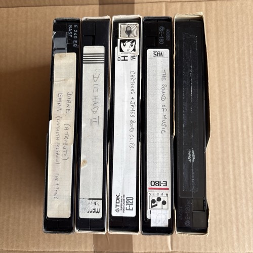 Vhs video cassette - video, tapes
