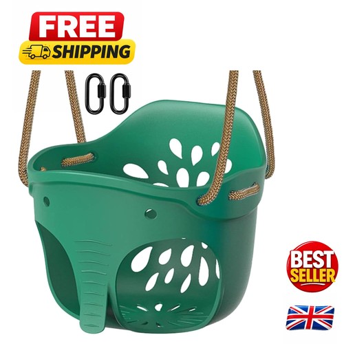 Green elephant toddler - toddler, swing