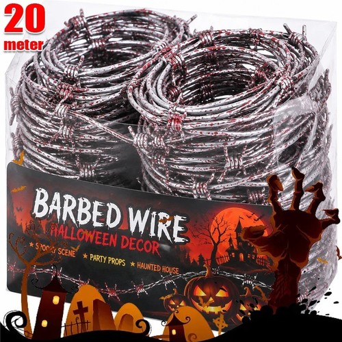 Fake barbed wire halloweenprop - fake,