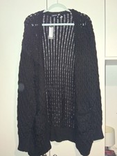 BOOHOO WOMENS CARDIGAN BLACK